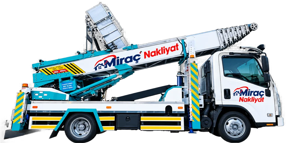 Miraç Nakliyat mobil asansörlü taşıma aracı